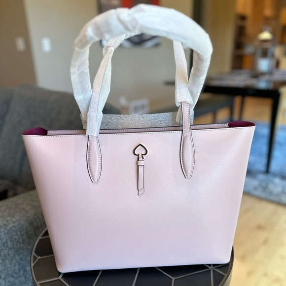 NWT Kate Spade Large Adel Tote, Rosy Cheeks - Picture 8 of 11